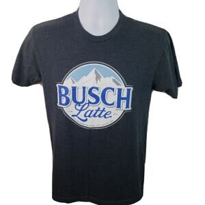 Rowdy Gentlemen Anheuser Busch Latte Grey Beer Tshirt Size Small